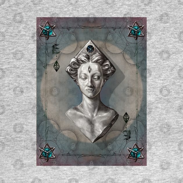 Ethereum card, Spiritual, Divine Feminine Fantasy art by Lotusalchemy